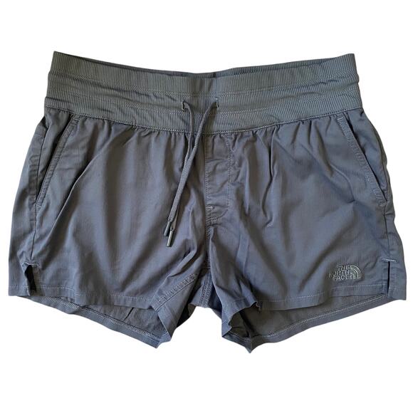 THE NORTH FACE Women's Aphrodite Motion Shorts Gray Size Small Athleisure Sporty - Picture 1 of 5